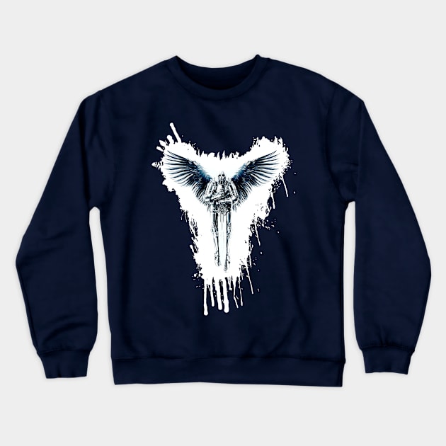 Angel protector Crewneck Sweatshirt by Vitalik